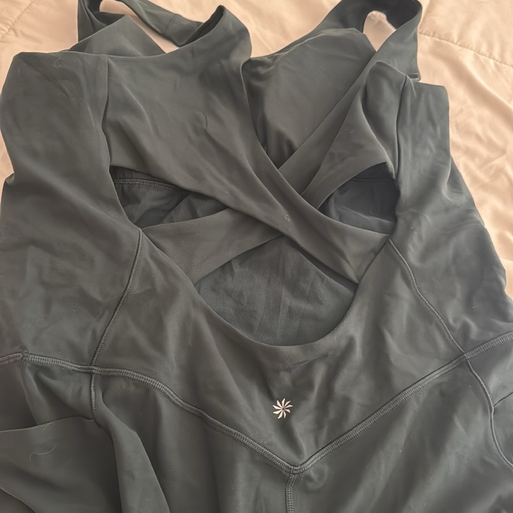 NWOT Athleta Salutation Flare Bodysuit - Picture 6 of 7